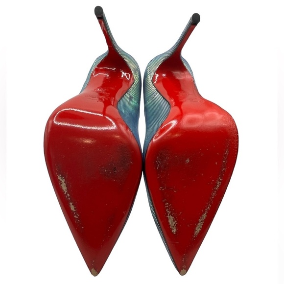 CHRISTIAN LOUBOUTIN So Kate 120 Pumps – Tissu Scarabe Digitale – Size EU 38 US 8 - Picture 11 of 14